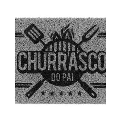Capacho Churrasco Do Pai De Vinil 40cm X 75cm Kapazi