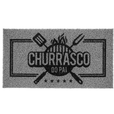 Capacho Churrasco Do Pai De Vinil 40cm X 75cm Kapazi