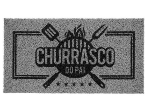 Capacho Churrasco Do Pai De Vinil 40cm X 75cm Kapazi