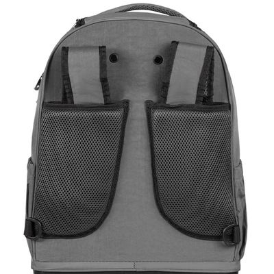 Mochila de Rodinha Juvenil Color Block 4 Rodas U / Cinza