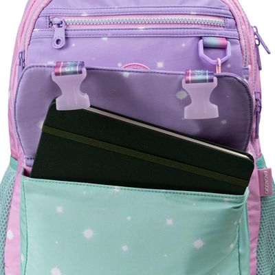 Mochila Escolar Feminina Juvenil Star Candy Rosa U / Rosa