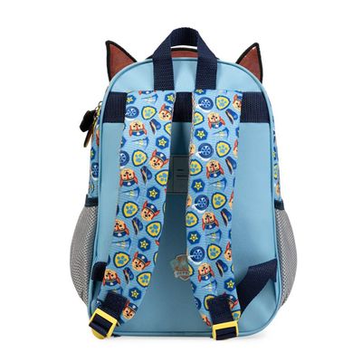Mochila Escolar Masculina Infantil Patrulha Canina Chase Azul U / Azul