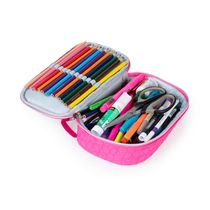 Estojo Escolar Feminino BG Girl Rosa