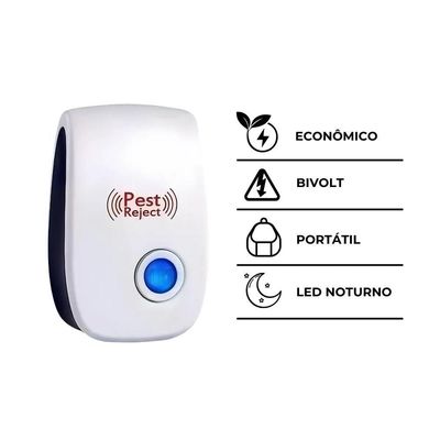 Repelente Eletrônico Bivolt Controle De Pragas - Bivolt