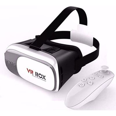 Óculos Vr Box 2.0 Realidade Virtual + Controle Cardboard 3d
