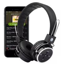 Fone de ouvido Headphone Bluetooth Micro Sd Mp3 Rádio Fm Player B05 Preto
