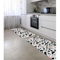 Jogo De Tapetes Para Cozinha Wevans Rosa