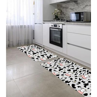 Jogo De Tapetes Para Cozinha Wevans Rosa UN / Rosa