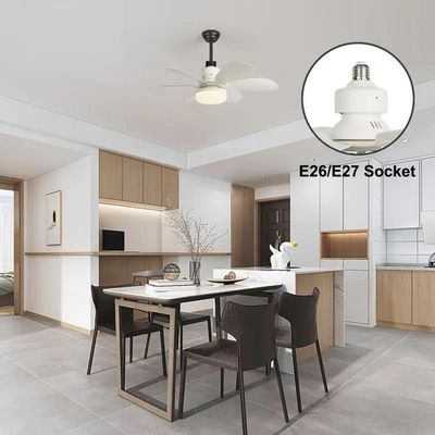 Ventilador De Teto Lâmpada Led 40w Bivolt Branco C- Controle