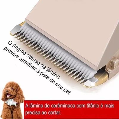 Máquina De Tosar E Aparar Pelo De Animais De Estimação