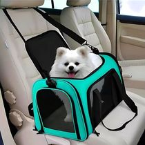Bolsa De Viagem Verde Para Pet Alças Ajustáveis