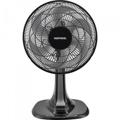 Ventilador De Mesa Ventisol Turbo 6 30cm Preto-cinza 110V