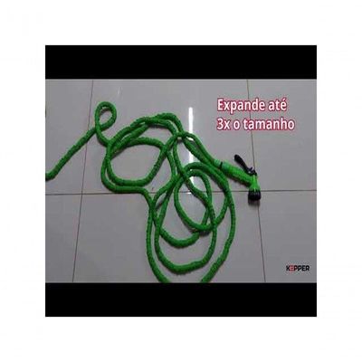 Mangueira Latex Kepper 15mts Conector Abs Verde