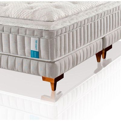 Colchão De Látex Qgel Com Cobre Casal 138x188cm