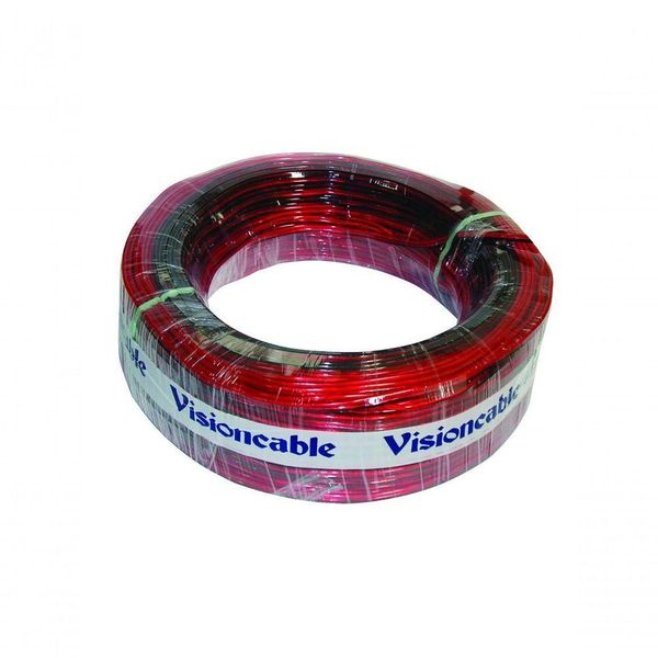 Visioncable Bicolor 2x18 0,75 Rl100mt Vermelho