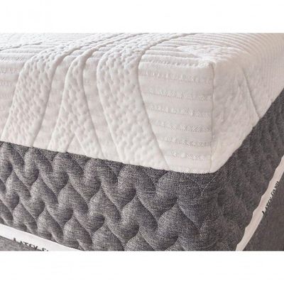 Colchão De Látex Articulado Cinza 20cm Box Casal 138x188cm