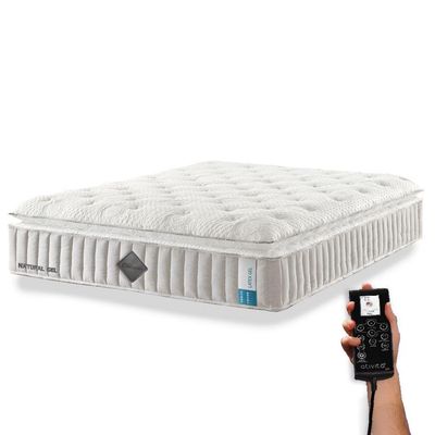 Colchão De Látex Qgel Com Cobre Casal 138x188cm