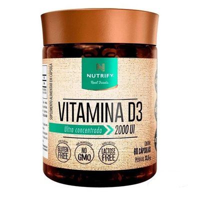 Vitamina D3 2000ui (60 Caps) - Padrão: único
