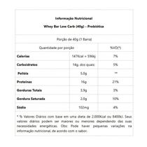 Whey Bar Low Carb (40g) - Sabor: Cookies