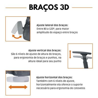Cadeira De Escritório Presidente Executiva Oficial Titan Cinza