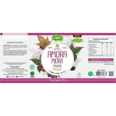 Kit 2 Amora Miura Em Pó 150g Unilife