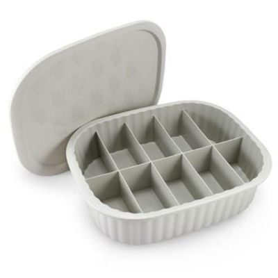 Organizador De Gavetas, Meias, Calcinhas, Bijuterias C- 10 Divisórias Linha Loft Cinza