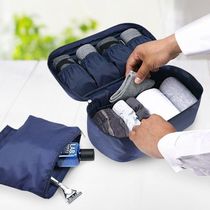 Bolsa Porta Lingerie Estampa Lisa Jacki Design Azul Escuro