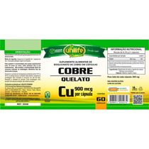 Kit 3 Cobre Quelato Unilife 60 Cápsulas