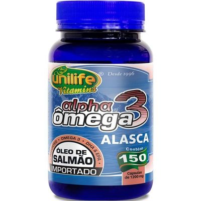 Ômega 3 Alpha Óleo De Salmão 1200Mg 150 Cápsulas Unilife