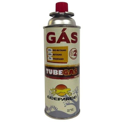 Refil Para Fogareiro E Maçarico Tube Gás 227 Gr Guepardo
