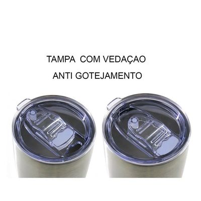 Copo Térmico Cerveja Nautika Avalon 570ml Prata