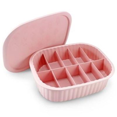 Organizador De Gavetas, Meias, Calcinhas, Bijuterias C- 10 Divisórias Linha Loft Rosa