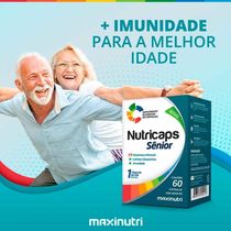 Nutricaps Senior Polivitaminico Imunidade Maxinutri 60 Caps