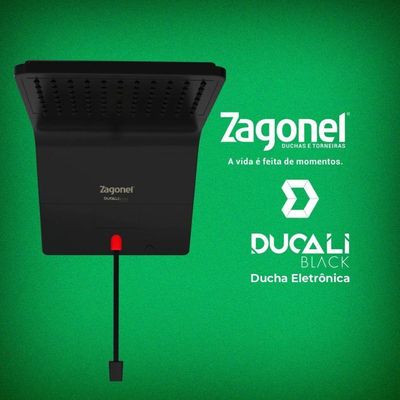 Chuveiro Zagonel Ducali Black 220v