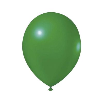 Balão De Látex Verde Bandeira - 8 Polegadas - 50 Unidades