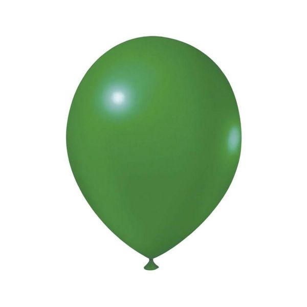 Balão De Látex Verde Bandeira - 8 Polegadas - 50 Unidades