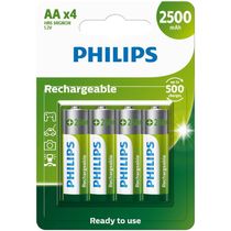 Pilha Recarregável Aa 2500Mah Blister Com 4 Unidades R6B4Rtu25/59