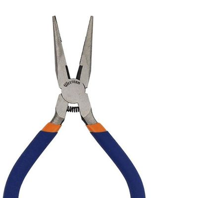 Alicate Mini Western Bico Meia Cana 5 Azul