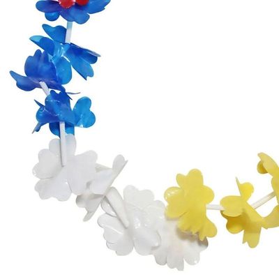 Colar Havaiano Hula Hula Colorido - 10 Unidades