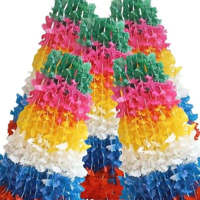 Colar Havaiano Hula Hula Colorido - 10 Unidades