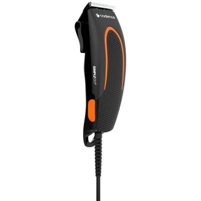 Cortador De Cabelo Cadence Simple Cut 9W C/07 Acessorios - Cab181-127 Preto/Laranja 110 Volts