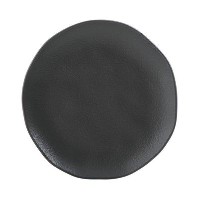 Jogo De Pratos 18 Peças Orgânico Preto Matte Porto Brasil