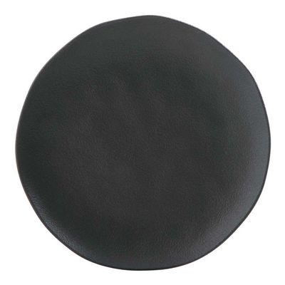 Jogo De Pratos 18 Peças Orgânico Preto Matte Porto Brasil