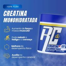 Creatina Importada Ronnie Coleman Monohidratada 100% Pura 300g