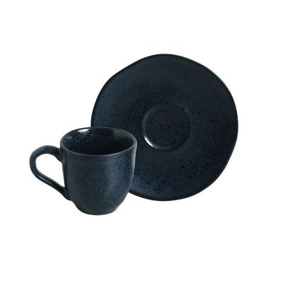 Aparelho De Jantar 30 Peças Orgânico Night Blue Porto Brasil