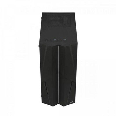 Gabinete Gamer Aerocool Mecha Preto Rgb Lateral Vidro