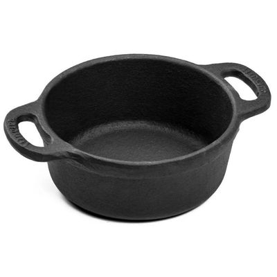 Kit 4 Caçarolas Mineirinha 10 Cm 300ml Em Ferro Fundido Panela Mineira