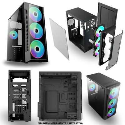 Pc Gamer Amd Ryzen 5 5600gt, 16gb Ram, Placa De Video Radeon Vega 7, Ssd 240gb, Fonte 550w