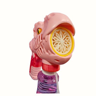 Dinossauro de Brinquedo Solta Bolhas Dino Bubble Rosa Vexo Toys