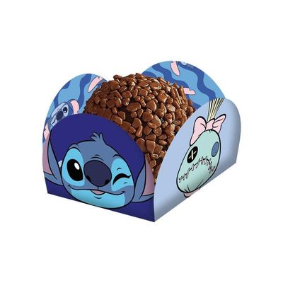 Porta Forminha 4 Pétalas Stitch - 50 Unidades